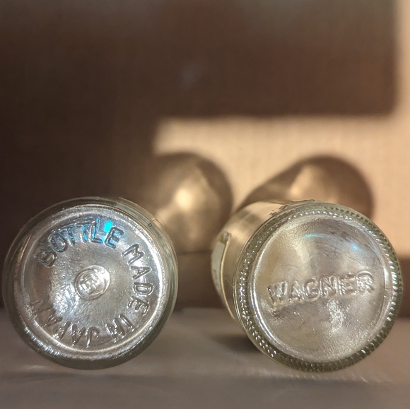 Vintage John Wagner & Sons Glass Spice Jars w Lids Set of 6 Apothecary - Picture 5 of 5